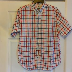 Casual Men's Short Sleeve Button Up